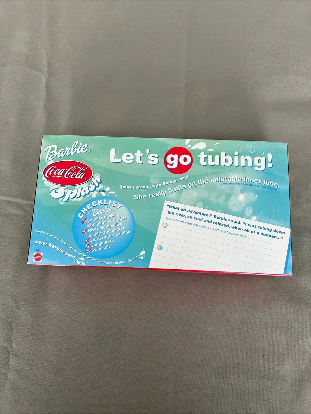 Barbie Coca-Cola Picnic 1997 & Coca-Cola Splash Set 1999 Dolls in Original Boxes